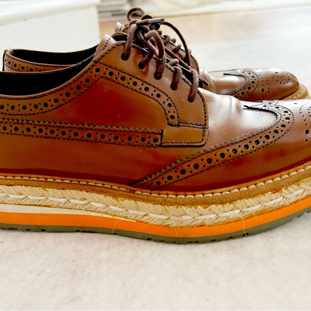 Prada brogue lace-up shoes IT37